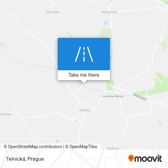 Карта Telnická