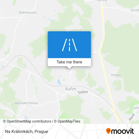 Карта Na Královkách