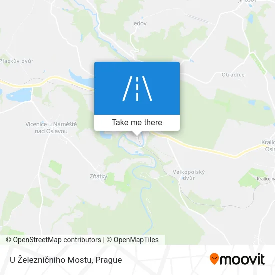 Карта U Železničního Mostu
