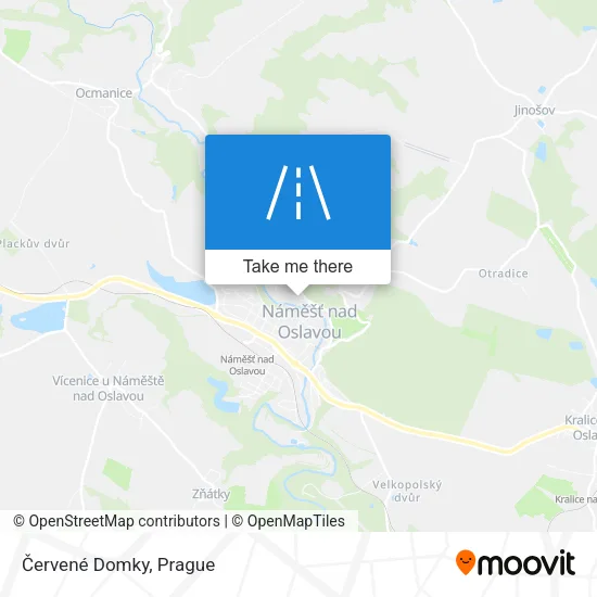 Карта Červené Domky