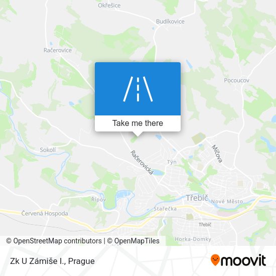 Zk U Zámiše I. map