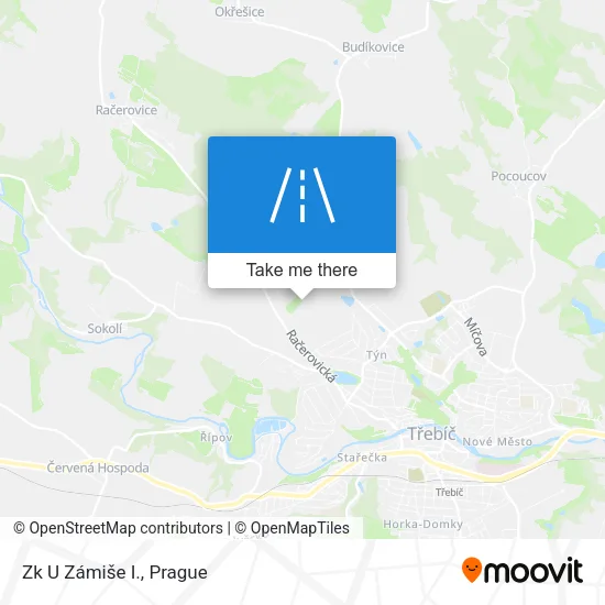 Карта Zk U Zámiše I.