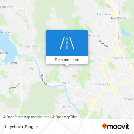 Карта Ulrychova