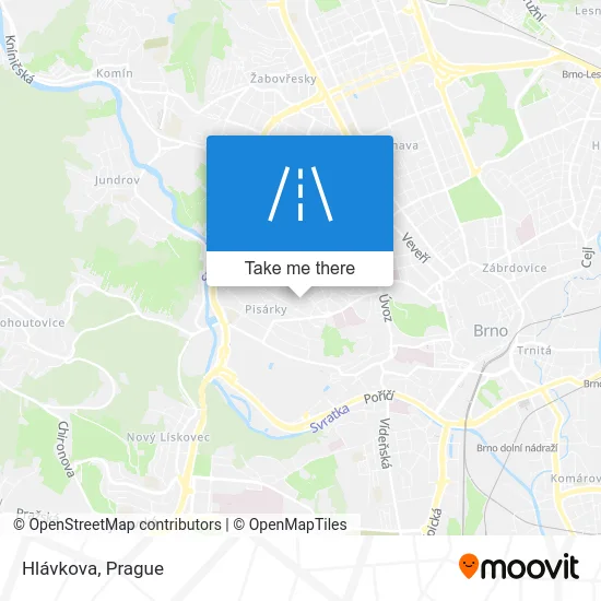 Карта Hlávkova