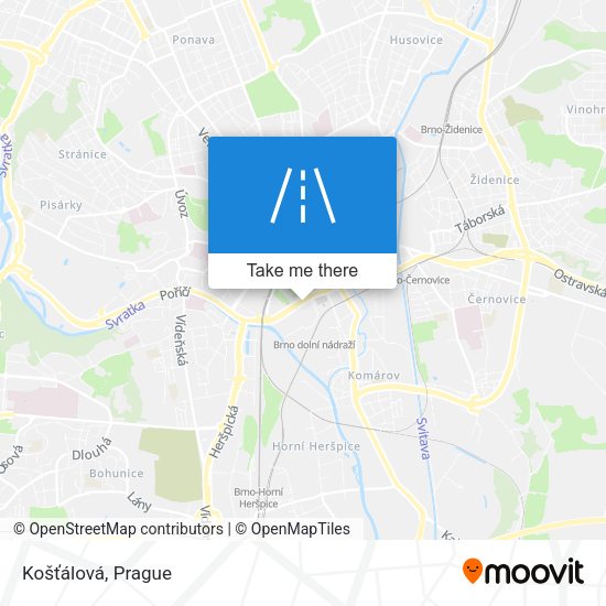 Košťálová map
