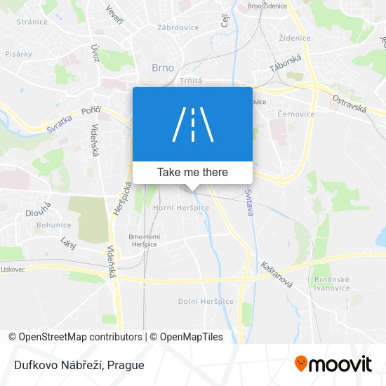Dufkovo Nábřeží map