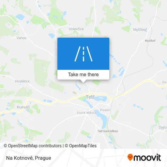 Карта Na Kotnově
