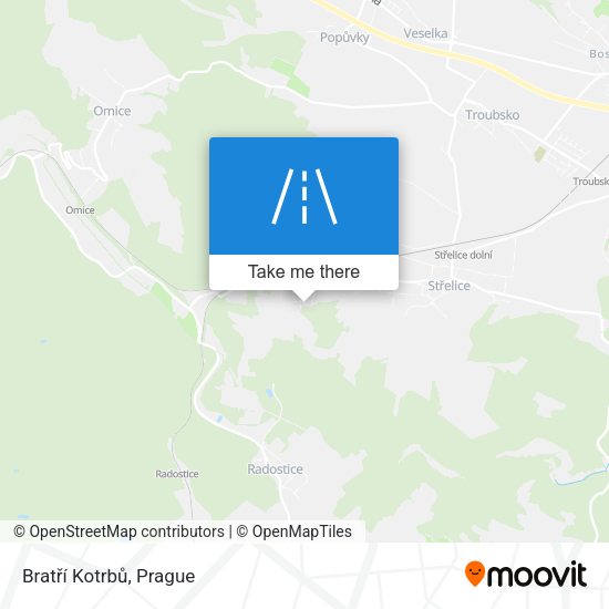 Bratří Kotrbů map