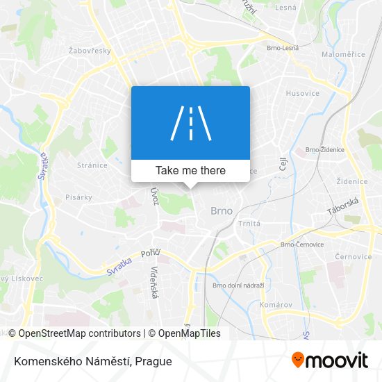 Komenského Náměstí map