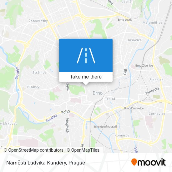 Náměstí Ludvíka Kundery map