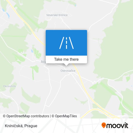 Kníničská map