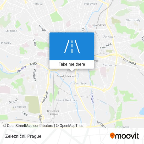 Železniční map