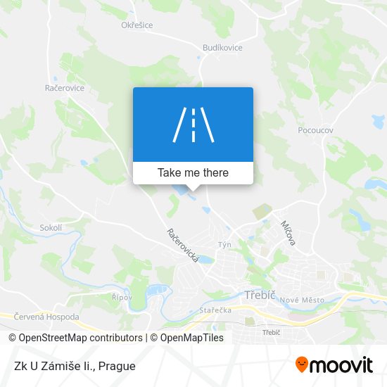 Zk U Zámiše Ii. map