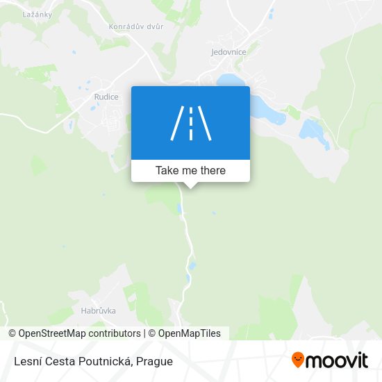 Lesní Cesta Poutnická map