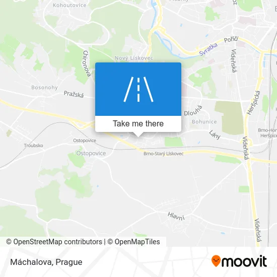 Карта Máchalova