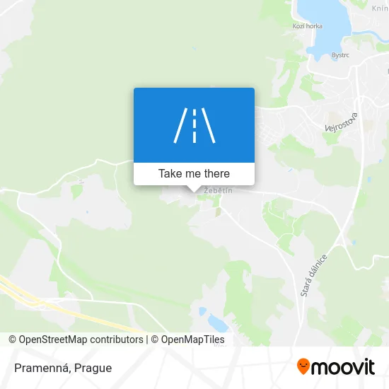 Карта Pramenná
