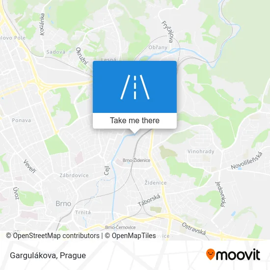 Карта Gargulákova