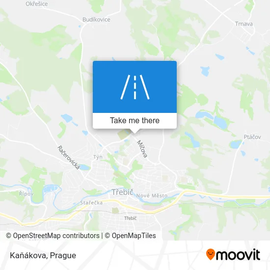 Карта Kaňákova