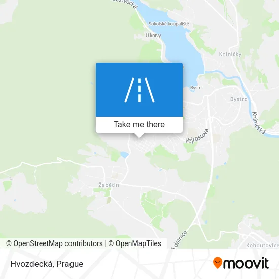 Карта Hvozdecká