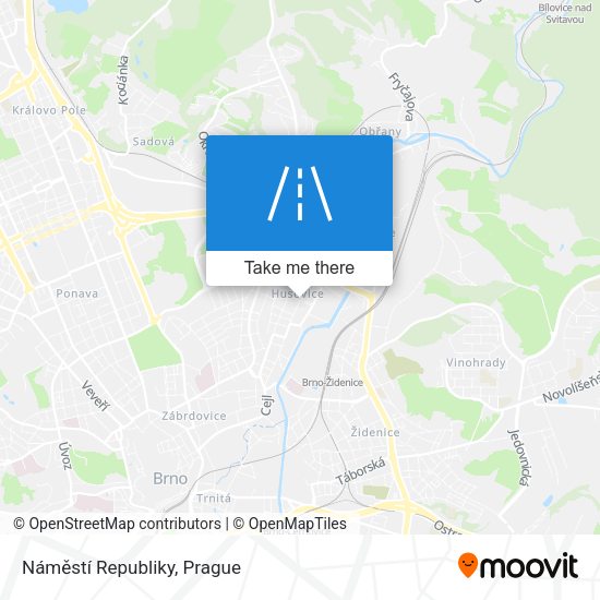 Náměstí Republiky map