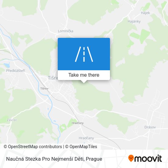 Naučná Stezka Pro Nejmenší Děti map