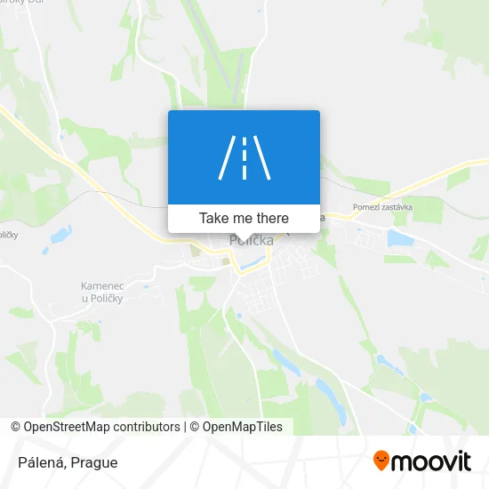 Карта Pálená