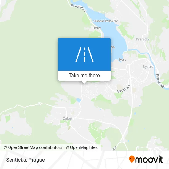 Карта Sentická