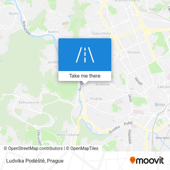 Ludvíka Podéště map