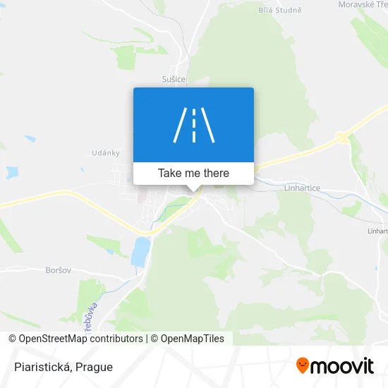 Карта Piaristická