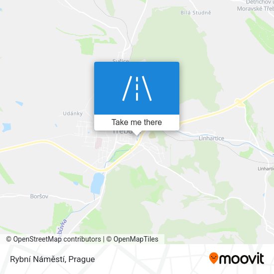Rybní Náměstí map