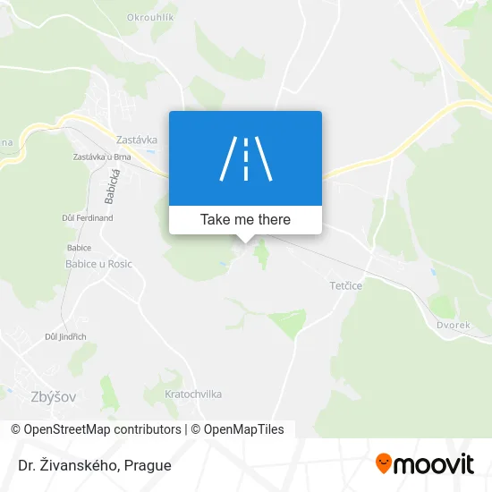 Карта Dr. Živanského