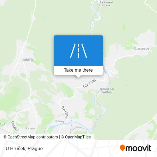 Карта U Hrušek