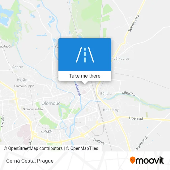 Карта Černá Cesta