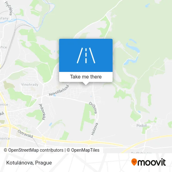 Карта Kotulánova