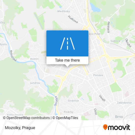 Mozolky map