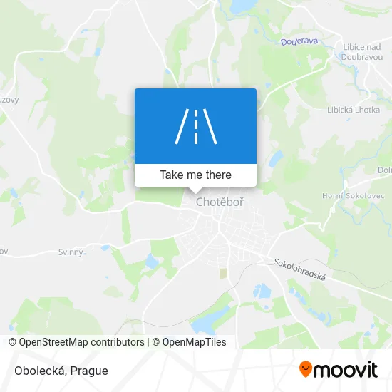 Карта Obolecká