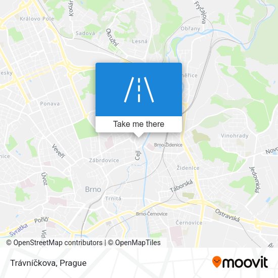 Trávníčkova map