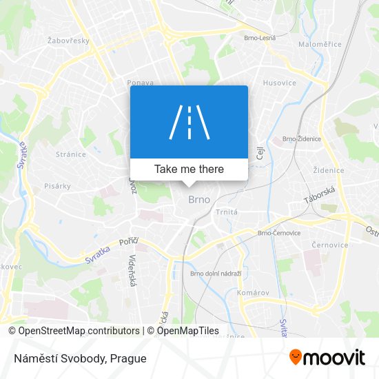 Náměstí Svobody map