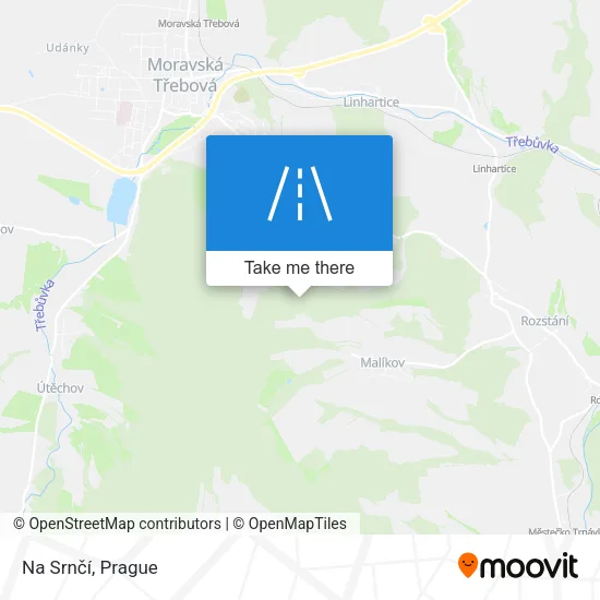 Карта Na Srnčí