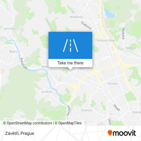Závětří map