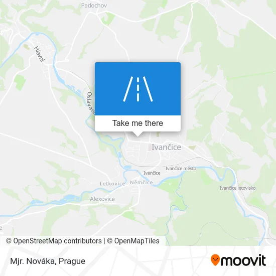 Карта Mjr. Nováka