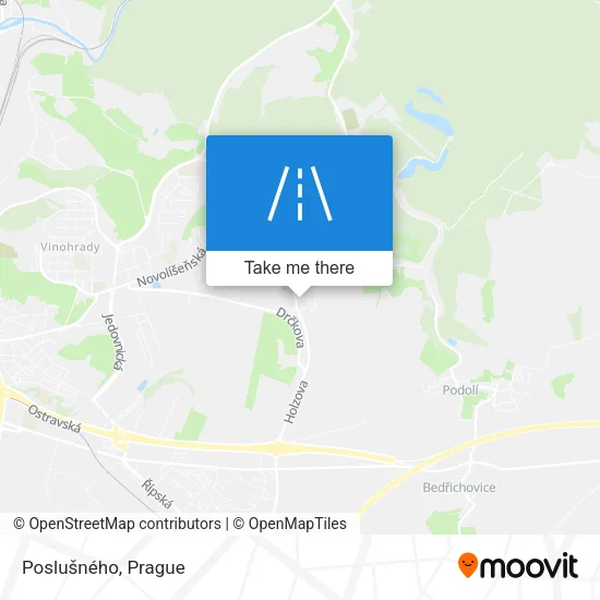 Карта Poslušného