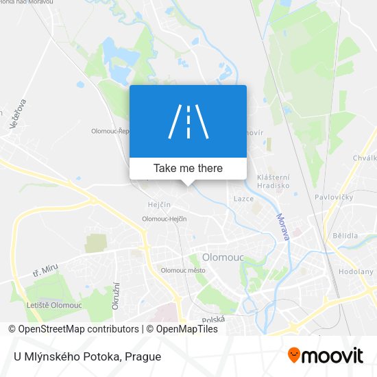 U Mlýnského Potoka map