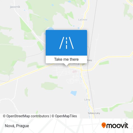 Карта Nová
