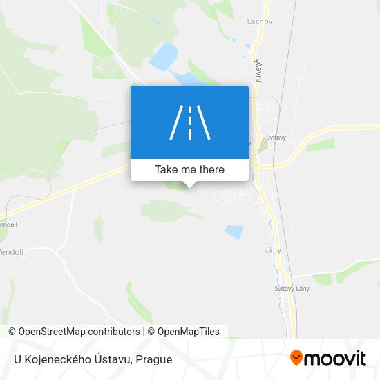 U Kojeneckého Ústavu map