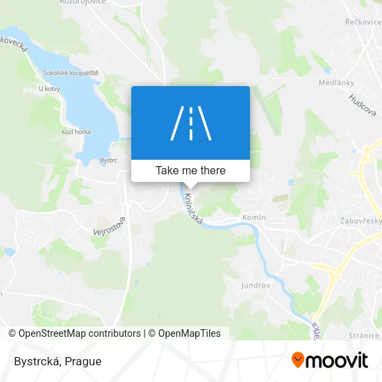 Карта Bystrcká