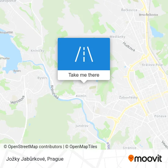 Карта Jožky Jabůrkové