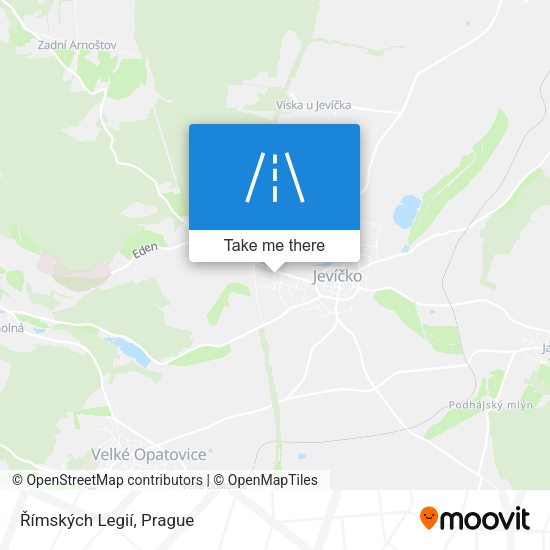 Římských Legií map