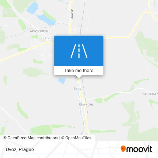 Карта Úvoz