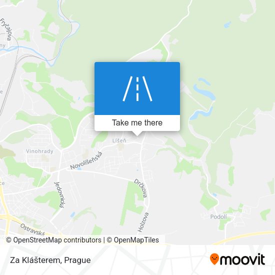 Za Klášterem map